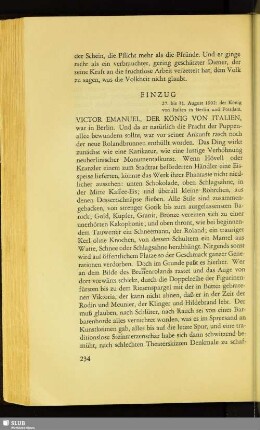 Einzug