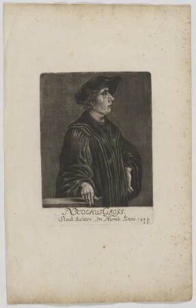 Bildnis des Nicolaus Gross
