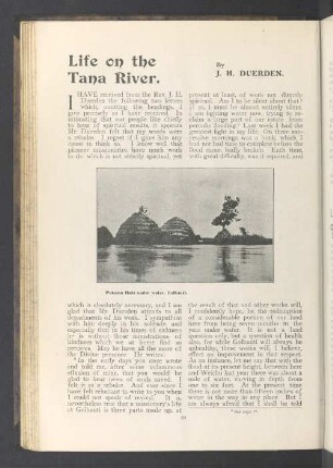 Life on the tana river