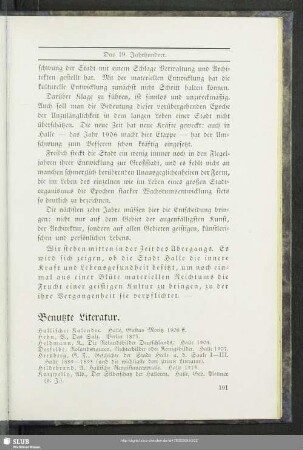 Benutzte Literatur