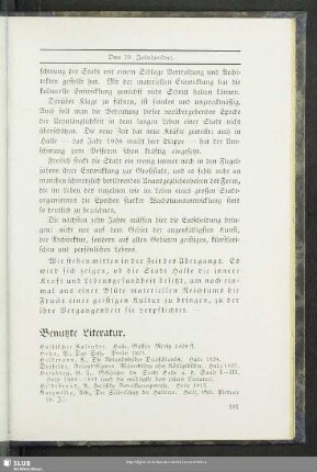 Benutzte Literatur