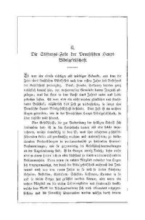 G. Die Stiftungs-Feste der Preußischen Haupt-Bibelgesellschaft