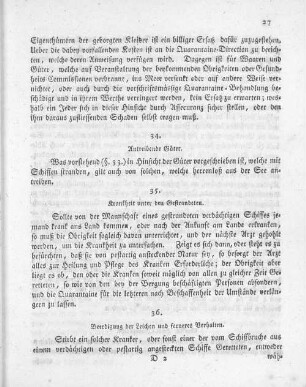 35. Krankheit unter den Gestrandeten.