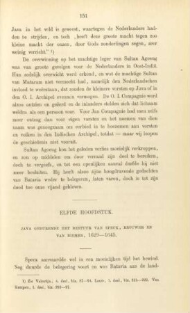 Elfde hoofdstuk. Java gedurende het bestuur van Specx, ... 1629-1645