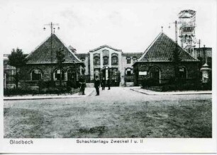 Steinkohlenbergwerk Zweckel, Schachtanlage 1/2, Gladbeck