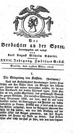 12. Stueck, 24. Maerz 1828