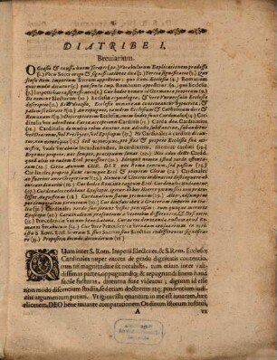 Joannis Freinshemii de S. Rom. Imperii electorum & S. Rom. Eccles. cardinalium praecedentia diatribae quinque