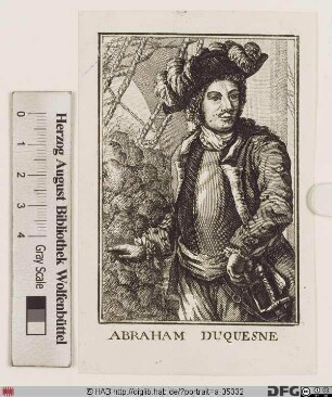 Bildnis Abraham II Du Quesne (Duquesne) (1681 marquis)