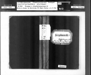 Kriegsstammrolle der Wirtschaftskompanie Nr. 16