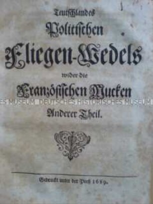 Deutsche Propaganda im Pfälzischen Erbfolgekrieg
