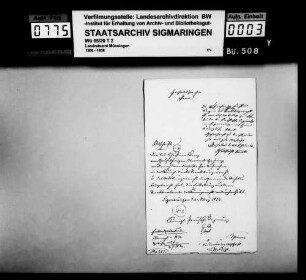 Aichelau: Aufnahme in das Staats- und Ortsbürgerrecht (K. Kranz)