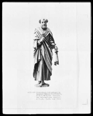 Die zwölf Apostel mit Schmerzensmann und Maria — Der Apostel Petrus