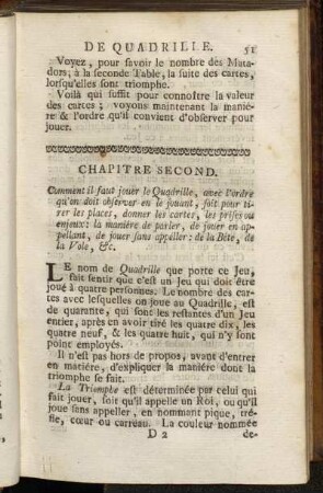 Chapitre Second.