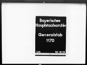 Manöver I. gegen III. bayerisches Armeekorps