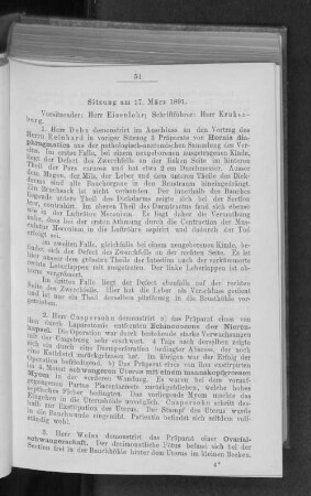 Sitzung am 17. März 1891.