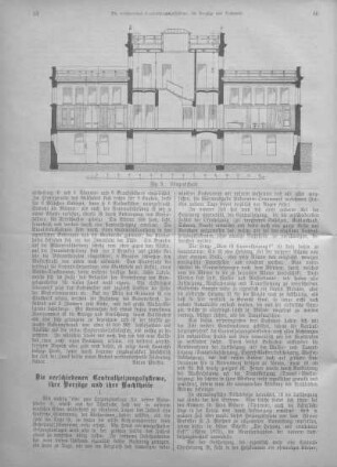 Die verschiedenen Centralheizungssysteme, ihre Vorzüge und ihre Nachtheile.