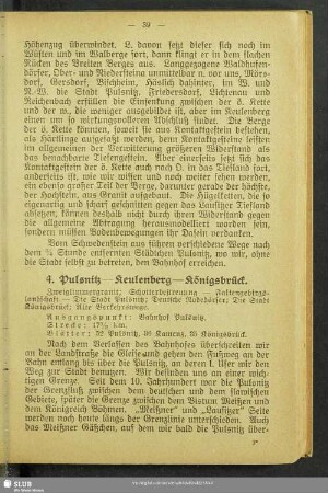 4. Pulsnitz - Keulenberg - Königsbrück