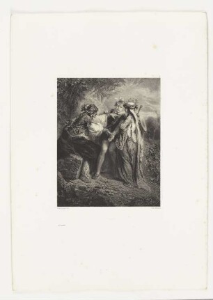 La sorcière, Tafel 12 aus: "Les Artistes Anciens et Modernes", Band 1, Paris 1848–62