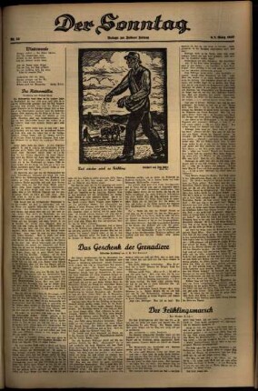 Zweite Ausgabe vom Samstag, den 06. März 1937.