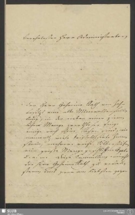 78,3: Brief von Johann Carl Freiesleben an Carl Christian Benjamin Buchwald vom 07.10.1838 - XVII 907 8.(3)