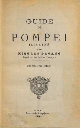 Guide de Pompéi illustré