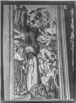 Burg, Kapelle - Flügelaltar, Martyrium der Zehntausend