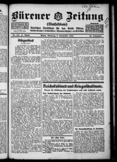 Bürener Zeitung. 1896-1935