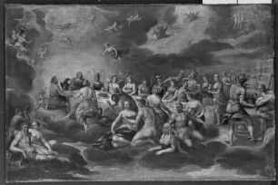 Das Göttermahl bei der Hochzeit von Peleus und Thetis