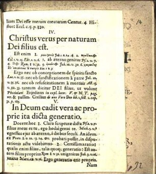 V. In Deum cadit vera ac proprie ita dicta generatio.