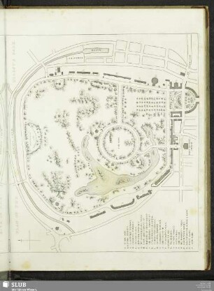 Plan Of the Regent's Park