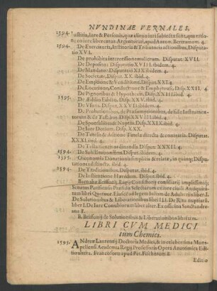 Libri cum Medici tum Chemici.