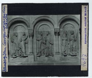 Bamberg, Dom,Bamberg, Dom, Ostchor (Georgenchor) : Südseite, Relief