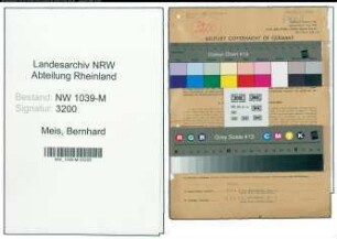 Entnazifizierung Bernhard Meis , geb. 26.09.1906 (Kaufmann)
