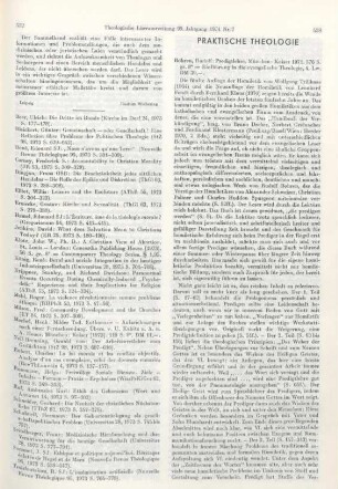 538-540 [Rezension] Bohren, Rudolf, Predigtlehre