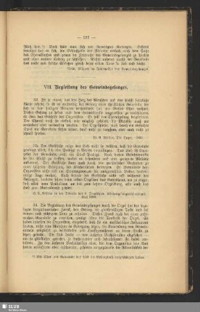 VIII. Begleitung des Gemeindegesanges