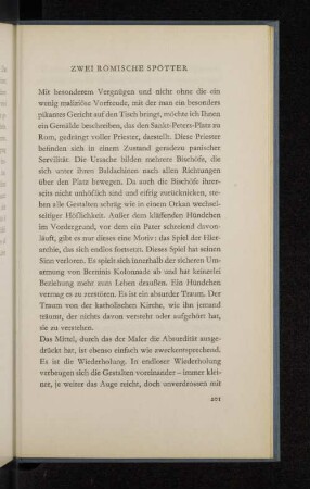 Zwei römische Spötter