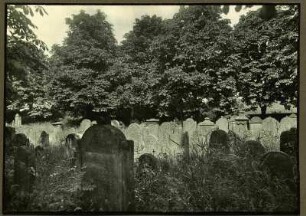 Bei Landau, alter jüdischer Friedhof, Grabsteingruppe