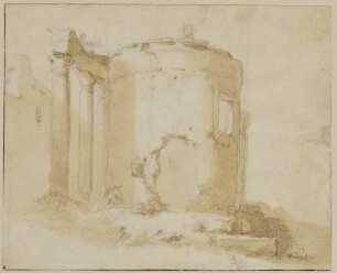 Ruine eines Rundtempels