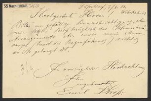 Brief an B. Schott's Söhne : 03.06.1888