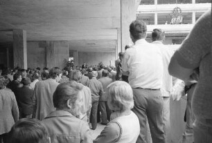 Postscheckamt am Ettlinger Tor. Richtfest für den Neubau