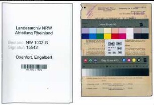 Entnazifizierung Engelbert Oxenfort, geb. 08.04.1893 (Kaufmann)