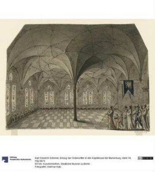 Einzug der Ordensritter in den Kapitelsaal der Marienburg