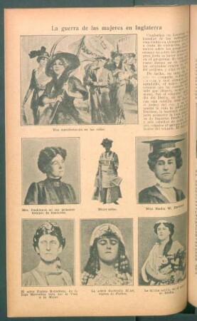 La guerra de las mujeres en Inglaterra