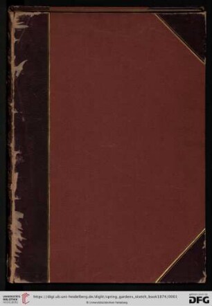 5: The spring gardens sketch book