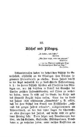 Bischof und Pädagog