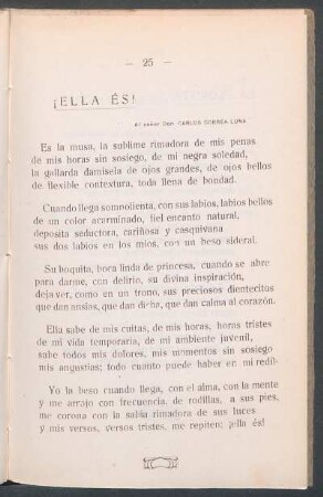 ¡Ella és! : Al señor Don Carlos Correa Luna