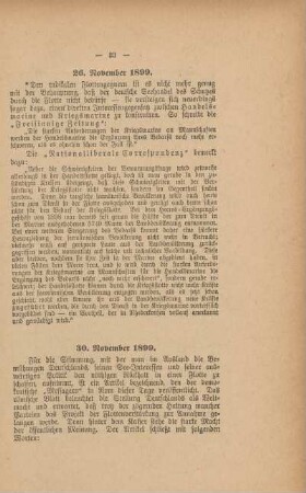 30. November 1899