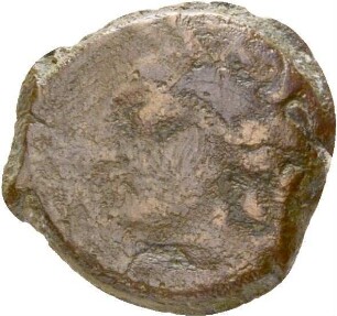 Punische Bronzeprägung aus Sardinien
