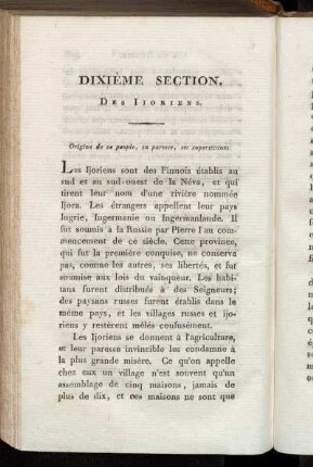 Dixième section