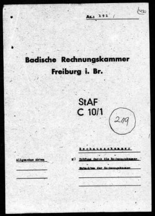 Gutachten der Rechnungskammer